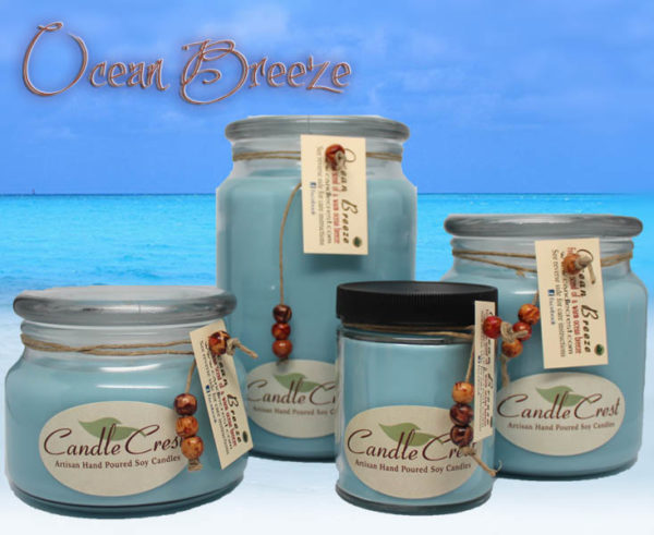 Ocean Breeze Soy Candles by Candle Crest