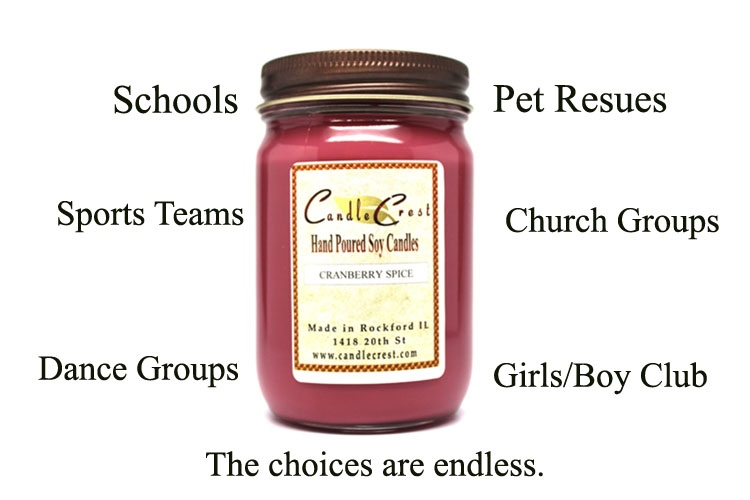 Candle Fundraisers for Your School or Organization with Candle Crest Soy Candles