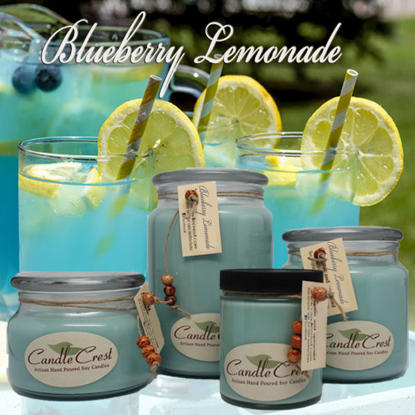 Blueberry Lemonade Soy Candles by Candle Crest Soy Candles Inc