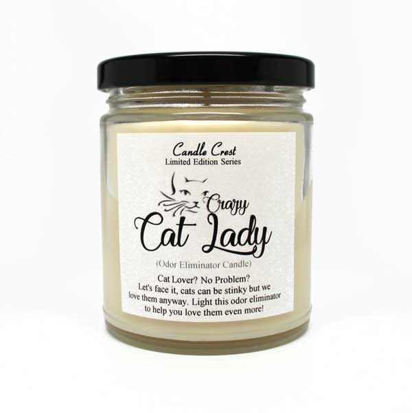 Cat Lover? No Problem. Cat lovers Candles by Candle Crest