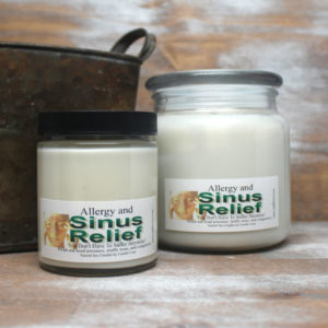 Breath Easy with our Sinus and Allergy Relief Soy Candles by Candle Crest