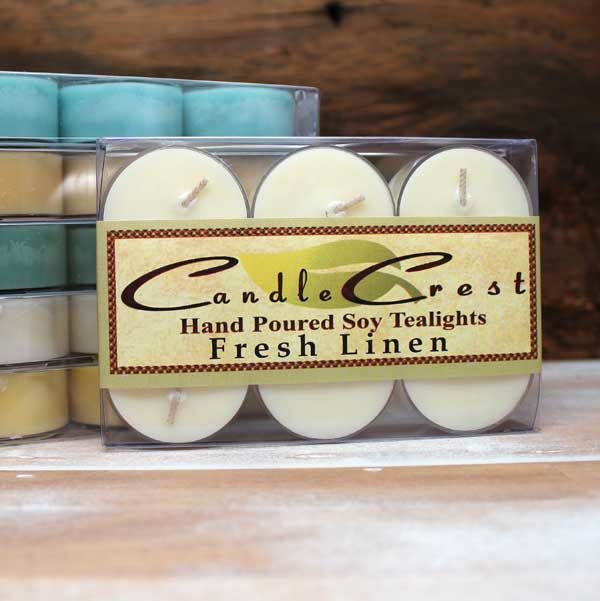 Soy tealights in a variety of fragrances by Candle Crest