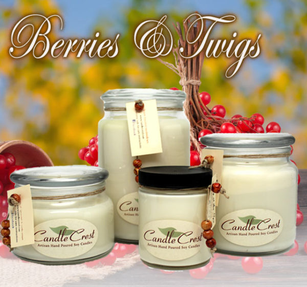 Berries & Twigs - Earthy Soy Candles by Candle Crest Soy Candles Inc