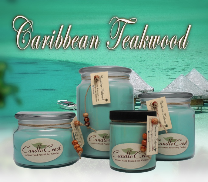 Caribbean Teakwood Soy Candles