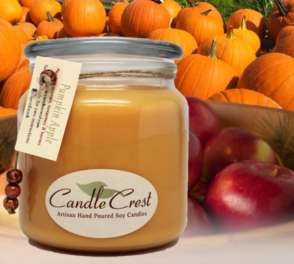 Pumpkin Apple - Fall Soy Candles By Candle Crest Soy Candles Inc