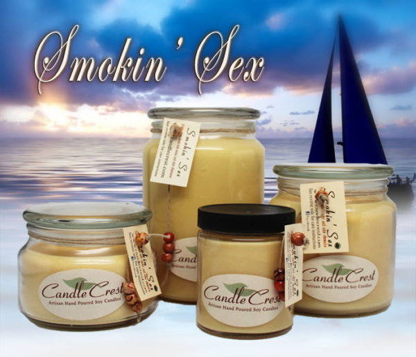 Smokin Sex - Scented Soy Candles by Candle Crest Soy Candles Inc