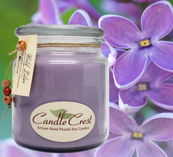 Lilac Scented Soy Candles by Candle Crest