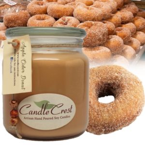 Apple Cider Donut Scented Candles by Candle Crest Soy Candles Inc