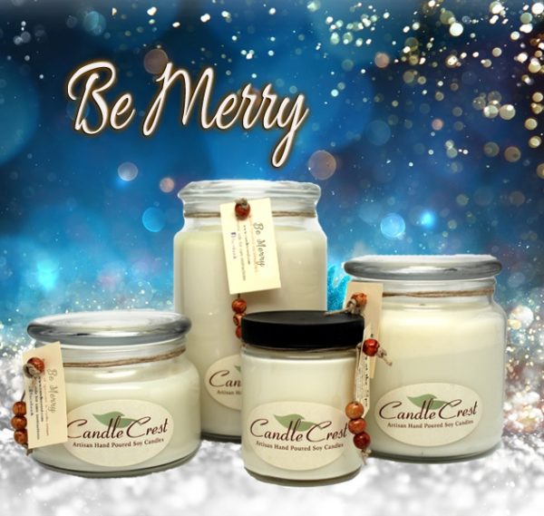 Be Merry Scented Soy Candles by Candle Crest