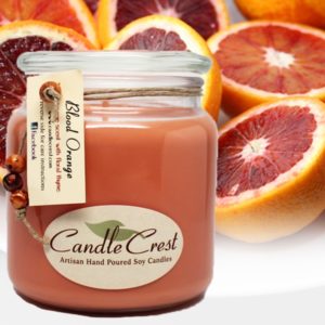 Blood Orange Scented Soy Candles by Candle Crest