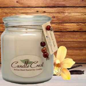 Cedarwood Vanilla Scented Candles by Candle Crest Soy Candles Inc