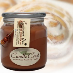 Cinnamon Buns Scented Soy Candles by Candle Crest