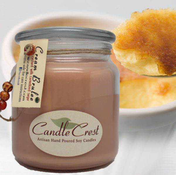 Creme Brulee Scented Candles by Candle Crest Soy Candles Inc
