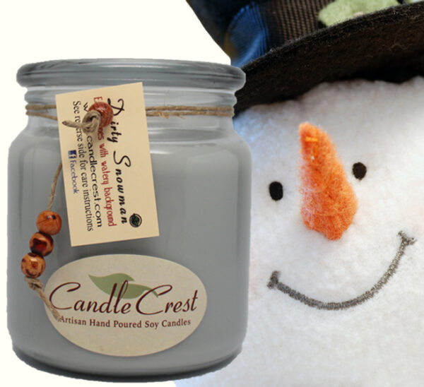 Dirty Snowman Soy Candles by Candle Crest Soy Candles Inc