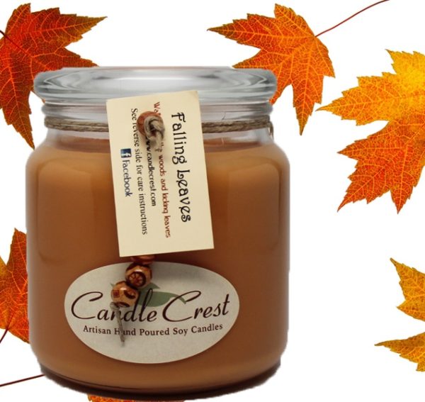 Fall Candles - Falling Leaves Candles by Candle Crest Soy Candles Inc