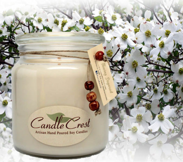 Flowering Dogwood Candles by Candle Crest Soy Candles Inc