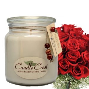 Rose Scented Soy Candles by Candle Crest Soy Candles Inc
