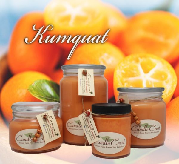 Kumquat Scented Candles by Candle Crest Soy Candles Inc