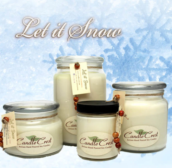 Let it Snow - Scented Candles by Candle Crest Soy Candles Inc