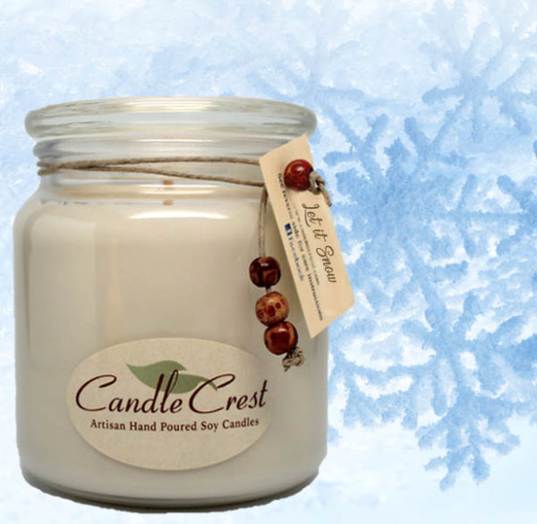 Let it Snow - Scented Candles by Candle Crest Soy Candles Inc