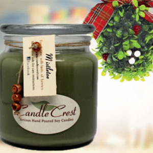 Mistletoe Scented Soy Candles by Candle Crest Soy Candles Inc