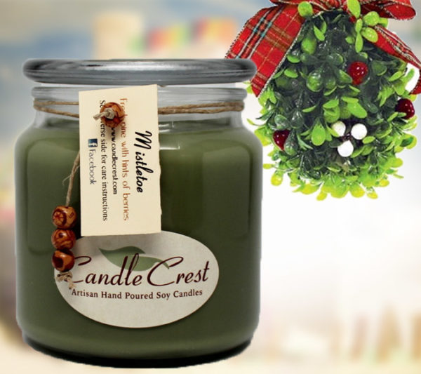 Mistletoe Scented Soy Candles by Candle Crest Soy Candles Inc