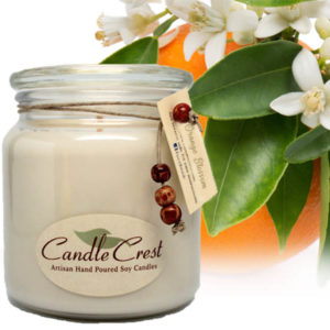 Orange Blossom Flowers - Soy Candles by Candle Crest Soy Candles Inc