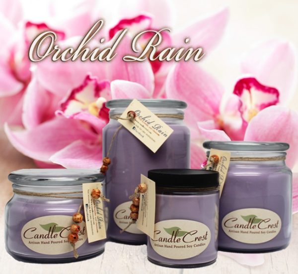Orchid Scented Soy Candles by Candle Crest Soy Candles Inc