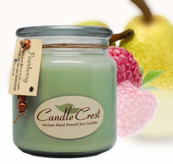 Pearberry Scented Soy Candles by Candle Crest Soy Candles Inc