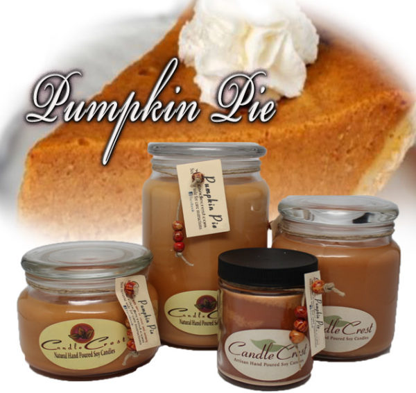 Pumpkin Pie Scented Candles by Candle Crest Soy Candles Inc