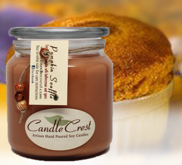 Pumpkin Souffle Scented Soy Candles by Candle Crest Soy Candles Inc