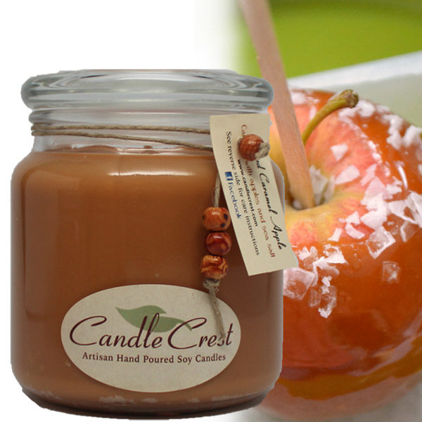 Salted Caramel Apple Scented Candles by Candle Crest