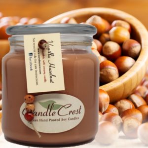 Vanilla Hazelnut Scented Candles by Candle Crest Soy Candles Inc