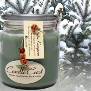 Winter Evergreen Soy Candles by Candle Crest Soy Candles