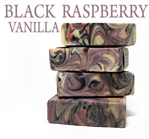 BLACK RASPBERRY VANILLA HANDMADE SOAP - Vegan Friendly Bath & Body by Judakins Bath & Body