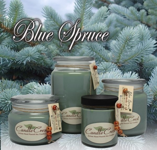 Blue Spruce Candles by Candle Crest Soy Candles Inc