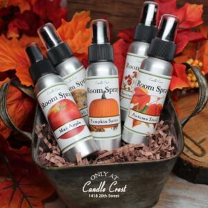 Fall Room Air Fresheners by Candle Crest Soy Candles