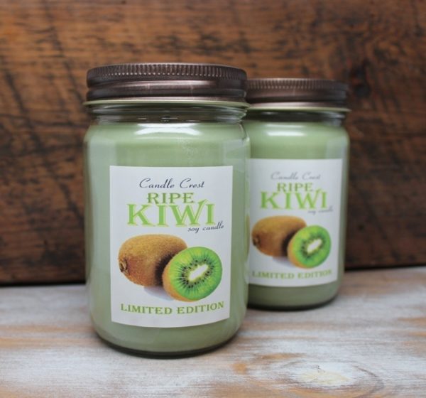 Ripe Kiwi Scented Soy Candles by Candle Crest Soy Candles Inc