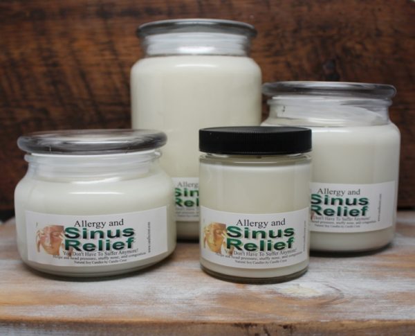 Sinus Issues? No Problem! Sinus and Allergy Relief Soy Candles by Candle Crest