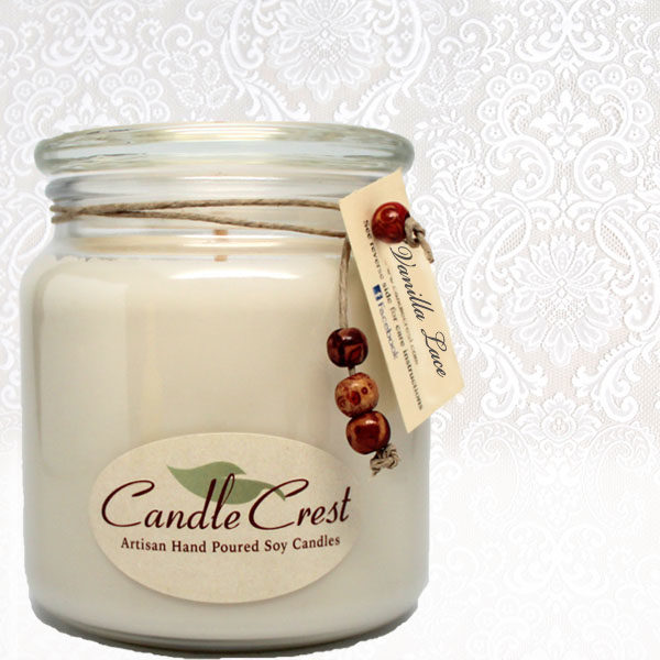 Vanilla Lace Scented Soy Candles by Candle Crest Soy Candles Inc