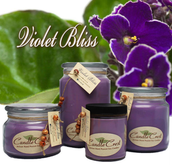 Violet Rose - Violet Bliss Soy Candles by Candle Crest Soy Candles Inc