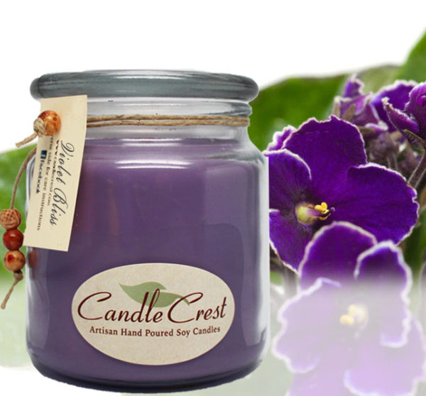 Violet Rose - Violet Bliss Soy Candles by Candle Crest Soy Candles Inc
