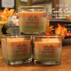 Fall Soy Candles - Three Scented Fall Candles by Candle Crest
