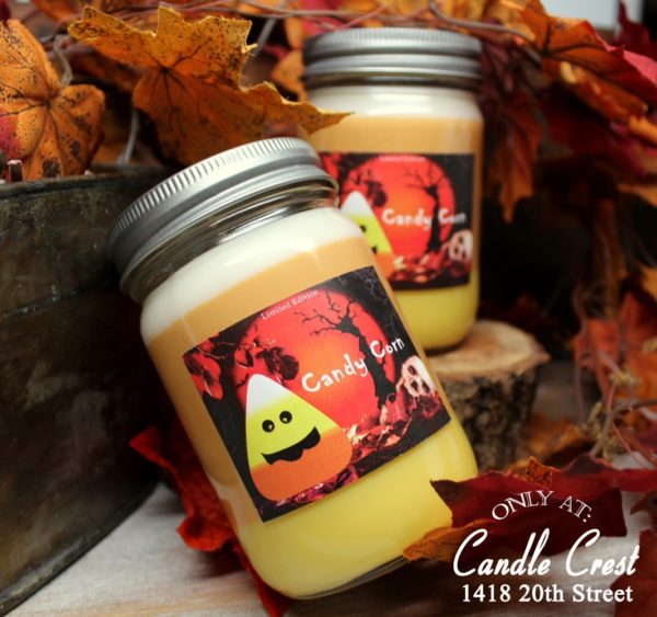 Candy Corn Scented Candles by Candle Crest Soy Candles