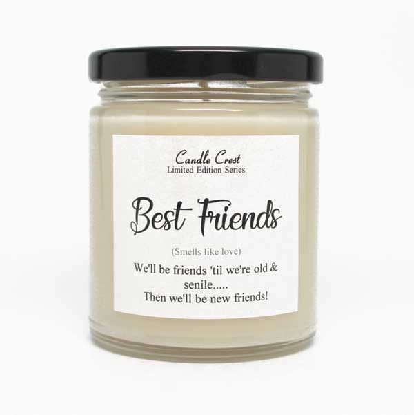 Best Friends Gifts - Best Friend Candles by Candle Crest