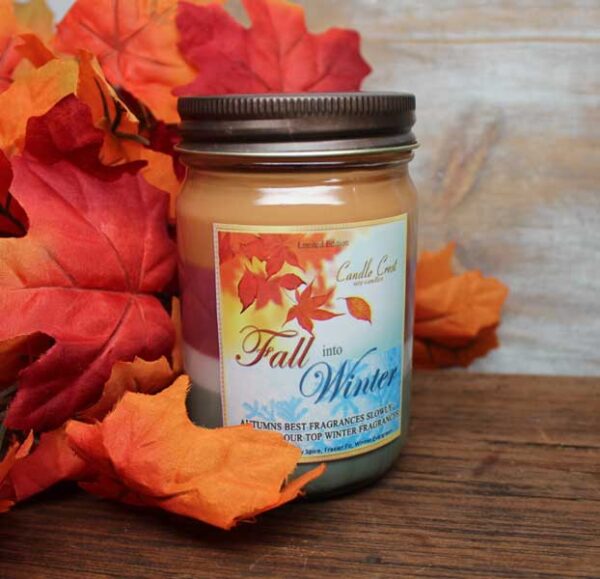 Fall into Winter - Four Scented Soy Candle by Candle Crest