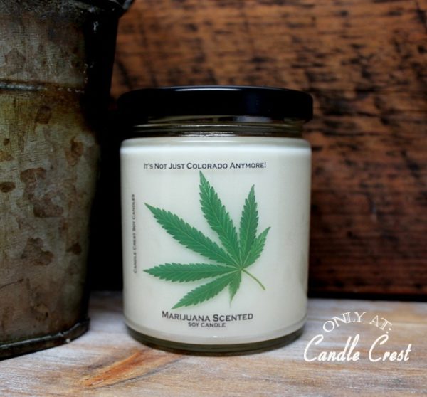 Marijuana Candles by Candle Crest Soy Candles
