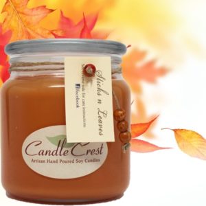 Fall Candles - Sticks n Leaves Soy Candles by Candle Crest Soy Candles Inc