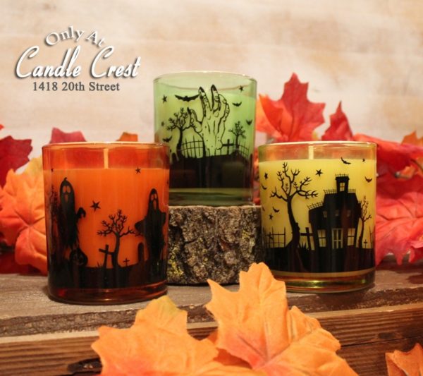 Colorful Halloween Fall Candles by Candle Crest