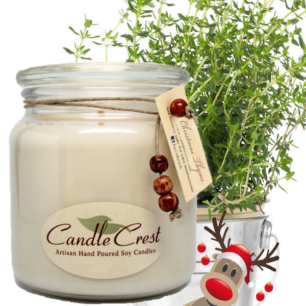 Christmas Thyme Soy Candles by Candle Crest Soy Candles